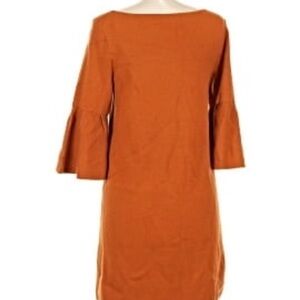 Moth by Anthropologie Women's Orange Bell Sleeve Sweater mini Dress size s